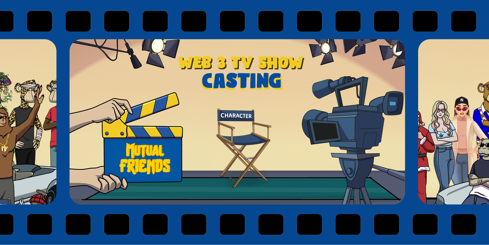 Web3 TV Show Casting filmstrip